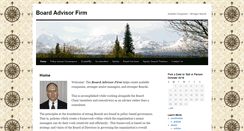 Desktop Screenshot of boardadvisorfirm.com